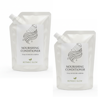 Sachet de recharge pour lessive 1L 2L 3L, pochette souple à bec verseur pour assouplissant textile, liquide de nettoyage, emballage de savon liquide pour les mains