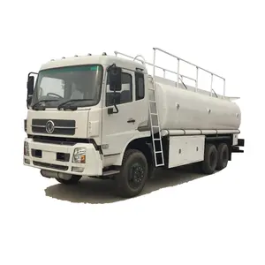 china truck dongfeng 6x4 fuel Gasoline petroleum diesel kerosene 2 compartment tanker truck