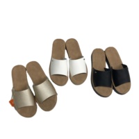 Sandales classiques pour femmes en PU à bout ouvert, légères, souples, antidérapantes et confortables pour l'été en extérieur