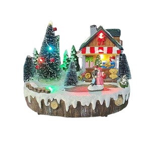 New Christmas Decorations <b>Novelty</b> Music Luminous Rotating Christmas Tree Commissary House Christmas Gifts - Product Image 6