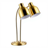 Lampe chauffante alimentaire en fer rose doré Dingyong pour buffet, chauffe-plat électrique de bureau, lampes chauffantes électriques