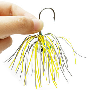 Yenilenebilir jig balıkçılık lures 19g chatterbait kurşun kafa silikon etekler spinner balıkçılık lures <span class=keywords><strong>Scrounger</strong></span> Jigheads - Product Image 1
