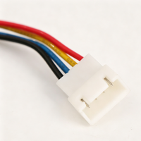 Arnés de Cables de Conexión Personalizado de 4 Pines Macho-Hembra con Conector Pre-crimpado Codificado por Colores para Conexión de Equipos Electrónicos