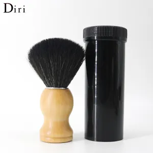 Brosse à cheveux de castor en mousse à raser synthétique végétalienne personnalisée et économique Diri pour la maison ou le voyage