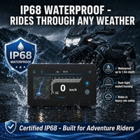 Venta al por Mayor de Pantalla IPS de 6 Pulgadas y 1000 Nits IP68 con Soporte Wonder Wheel, Arranque Rápido, Carplay Inalámbrico y Android Auto para Motocicleta BMW R1200GS ADV