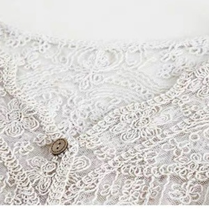 Vintage Bohemian Hollow Knit <strong>Cardigan</strong> Women's Breathable Long Sleeve Crochet Lace Cover-Up Versatile Beachwear <strong>for</strong> <strong>Summer</strong> - Product Image 4