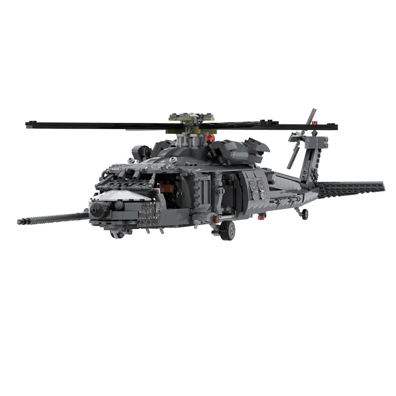 GoldMoc helikopterler uçak askeri serisi tuğla oyuncak Hawk uçak modeli DIY monte eğitim yapı taşı
