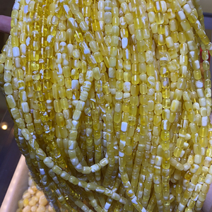 Perline lunghe con motivo diavolo bianco baltico naturale di alta qualità <span class=keywords><strong>5mm</strong></span> pietre preziose sciolte ambrate perfette per i musulmani - Product Image 3