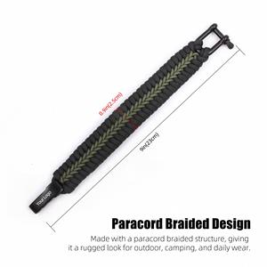 <span class=keywords><strong>Bracelet</strong></span> en <span class=keywords><strong>paracorde</strong></span> personnalisé Baiyuheng avec sifflet intégré – Fabricant de bracelets en <span class=keywords><strong>paracorde</strong></span> - Product Image 2