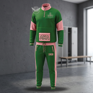 Conjunto Deportivo para Mujer en Bloques de Color Verde y Rosa, Manga Larga, Cintura Baja, Tejido de Punto, Informal, para Trabajo, Transpirable, Ecológico, para Todas las Temporadas - Product Image 3