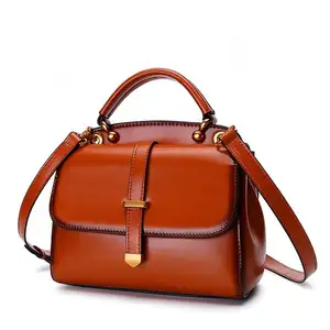 2024 China Suppliers Wholesale Cheap Ladies Crossbody Fashion Shoulder Tote Bags Genuine leather Women Handbags