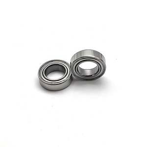 Rodamiento de Precisión de Una Hilera de 3/16 Pulgadas, Lubricado con Grasa P0/P6, Rodamiento en Miniatura R156ZZ R166ZZ, Tamaño 3/16"x5/16"x1/8", Cromado - Product Image 2