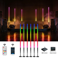 Tube LED RGB Pixel Rechargeable TL-130Ultra IP65 120cm/4ft, sans fil DMX512, activé par le son, éclairage de scène, hôtel, Ra90