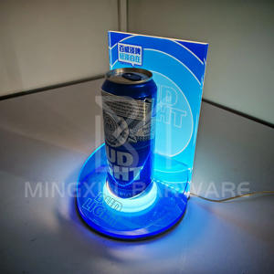 Stand de bière rétro-éclairé élégant Bar/Club marque d'alcool Promotion affichage luxe LED présentoir de boissons - Product Image 1