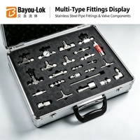Raccord de valve en acier inoxydable 316L, bouchon de tuyau à filetage hexagonal femelle Bayou-Lok NPT BSP, embout de pipeline poli