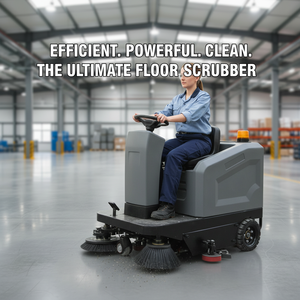 <span class=keywords><strong>Spazzatrice</strong></span> Elettrica a Seduta con Serbatoio da 60L 8000 ㎡ <span class=keywords><strong>Spazzatrice</strong></span> Industriale a Batteria 48V ad Alta Efficienza per Magazzini - Product Image 1