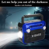 Radio portable vintage OEM avec logo personnalisé, récepteur AM/FM/SW, lecteur MP3, Bluetooth, lampe torche, poignée robuste, alimentation 5V DC