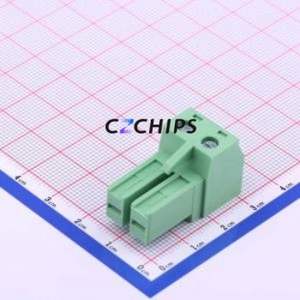 KF2EDGSK-7.62-2P Plug-in Terminal Block P=7.62mm Connector ( Connector Type: Plug )( Construction: 1x2P )( Pitch: 7.62mm ) - Product Image 1