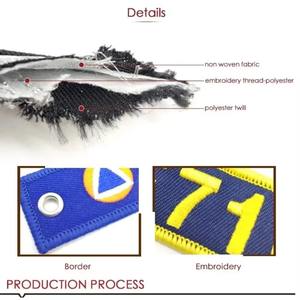 Llavero con Letras Personalizadas, Bordado por Ambos Lados, para Motociclistas, Clubes de Motociclistas, Grupos de Motociclismo, Etiquetas con Parches - Product Image 4