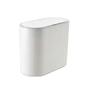 Soft Closing Dual Compartments Plastic Usb Smart Dustbin 50L Pop Up Rubbish Bin Garbage Trash Can