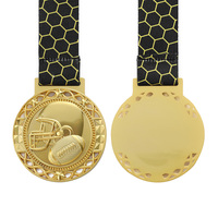 Médailles de récompense en métal doré avec logo personnalisé pour la récompense annuelle de l'Académie, vente en gros, médaille personnalisée pour événement scolaire, soirée cinéma