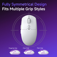 AJAZZ NJ11MC Oem Custom TriMode Gaming Mouse Untuk Tangan Kecil Sensor PAW3311 61g Ringan 24000 DPI Untuk Pembelian Grosir Massal