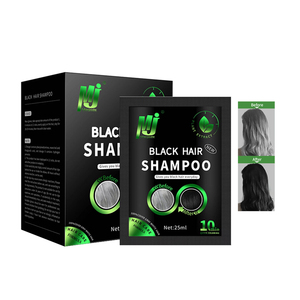 Shampoo de la meilleure qualité pour la coloration des cheveux avec produit biologique pur, teinture capillaire naturelle en 5 minutes, shampooing noir en stock - Product Image 2