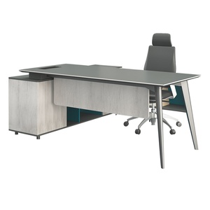Foshan New Modern Design Mesh Boos Chair Furniture Office Executive Office <b>Desk</b> - Product Image 4