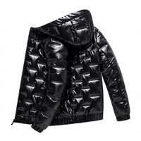 Vestes et Manteaux Zippés en Nylon Écologique Coupe-Vent à Capuche Grande Taille pour Hommes, Tendances Hiver, Personnalisables avec Logo, Vente en Gros
