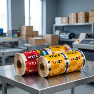 Rollos de Plástico Impresos Personalizados Kflex, Impresión por Grabado, Rollos de Embalaje para Alimentos para Grandes Volúmenes - Product Image 6