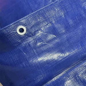 Lona de plástico impermeable de lona azul, lona calentada para granja, urdimbre de estilo liso, máquina de coser Anti-UV, revestimiento industrial, tienda tejida - Product Image 1