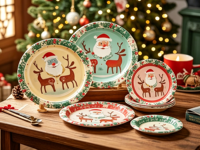 Assiettes en papier jetables pour fêtes, disponibles en différentes tailles, légères et pratiques, 10 pièces par paquet