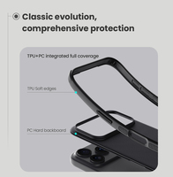 Nillkin Super Frosted Shield Pro pour iPhone 17 Pro Max Case 17 Air 16e 16 Pro Max 15 Soft Frame PC Matte Back Cover Hard Shell