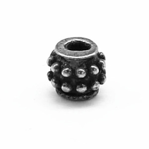 Yunnique Stainless Steel Round <b>Spacer</b> Beads Retro Finish for Bracelet Making Guangzhou Origin Summer 2021 GZY-WM0222 - Product Image 2