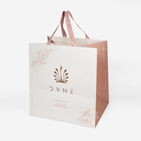 Sacs à parfum personnalisés et boîtes d'expédition imprimées avec logo pour la promotion personnalisée de designers, sacs en papier recyclable