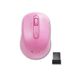 Mouse wireless - Mouse da 2.4GHz, 1600 DPI, design rosa, connessione wireless, ideale per ufficio e casa, comodo e - Product Image 1