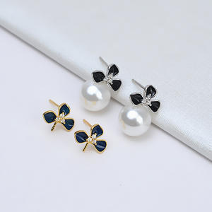 Ensemble d'accessoires en argent S925 avec une seule perle 5521, boucle d'oreille 9-10, chaîne à manchette 10-11, porte-perle, composants et accessoires de bijouterie - Product Image 1