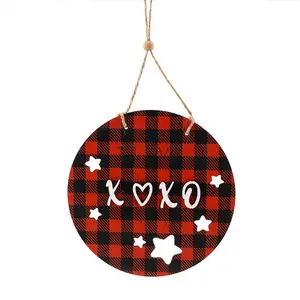 Hot selling circle shape christmas tree hanging decoration craft for home