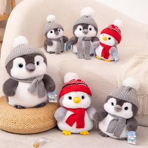 Venta al por mayor Super lindo peluche pequeño pingüino juguete suave relleno invierno bufanda pingüino muñeca pingüino de peluche bebé muñeca regalo - Product Image 5