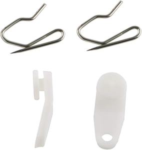 Precio barato Pistas de cortina Barra de metal con juego completo Cualidades de plástico de postes de riel de cortina y accesorio - Product Image 1