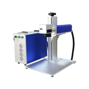 Fiber Laser Marking Machine with jewelry tools Lift Table 20W 30W fiber laser marking machine for metal wood marking