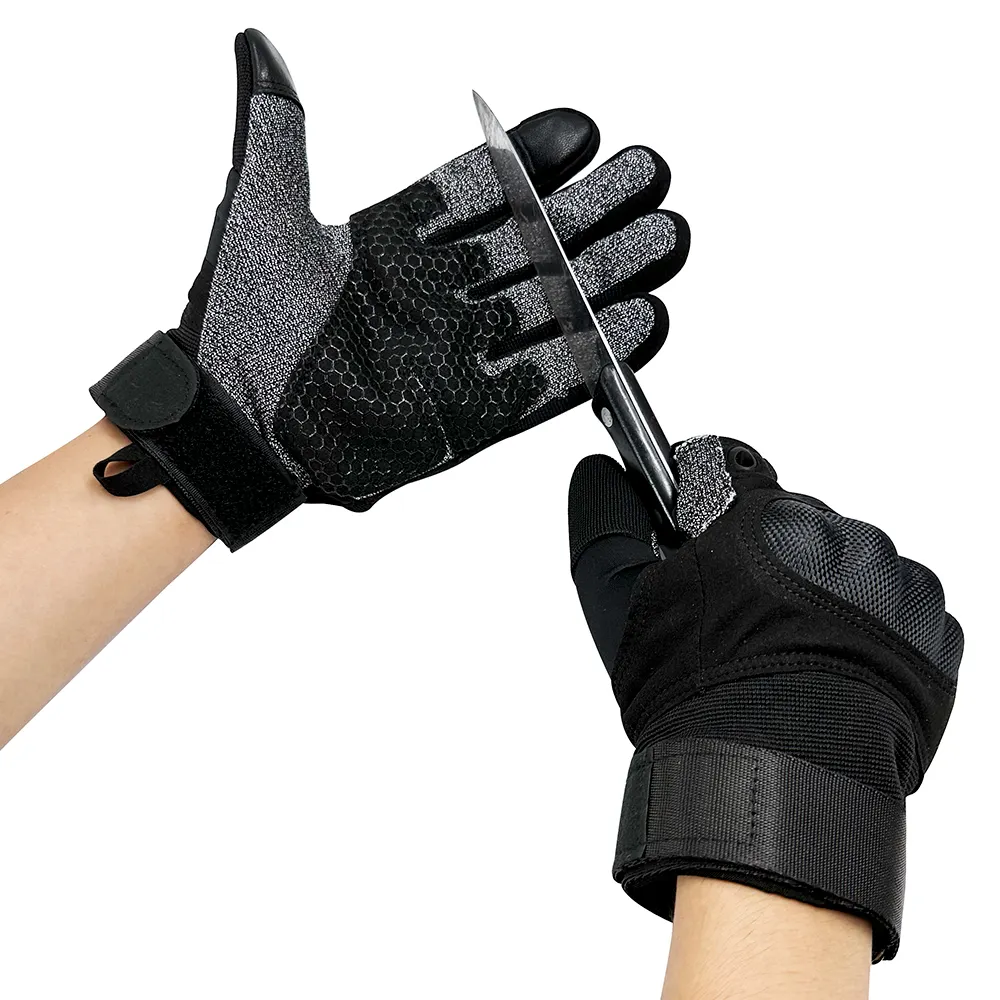 MG911 sarung tangan layar sentuh, anti selip tahan potong layar sentuh sarung tangan pengendara sepeda motor olahraga untuk latihan berburu