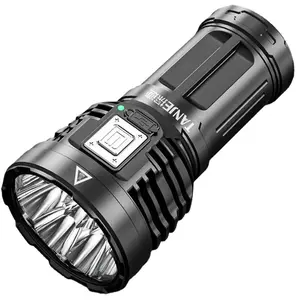 Lampe de travail COB super lumineuse 8LED lampe de poche puissante rechargeable type C lampe de poche LED à charge rapide avec quatre modes d'éclairage