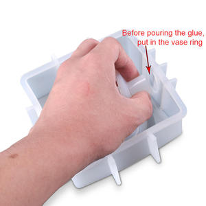 초기 라이저 테스트 튜브 꽃병 실리콘 브래킷 금형 꽃 냄비 확산 수경 식물 꽃 디스플레이 홈 오피스 - Product Image 3