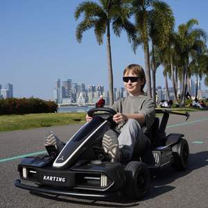 รถโกคาร์ทไฟฟ้าขนาดใหญ่ 2 ที่นั่งสำหรับเด็ก พร้อมรีโมทคอนโทรล แบตเตอรี่ 24V แรงทรงพลัง สำหรับเด็กอายุ 5-15 ปี - Product Image 3