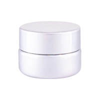 Pot en plastique PP en gros, mini pot de 5g pour gel de construction, pot noir pour gel UV, pot pour impression d'art d'ongles, pot d'échantillon, pot de vernis à ongles