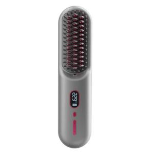 Peine Caliente Inalámbrico Antiescaldaduras de 35W con Pantalla LCD y Múltiples Funciones para Alisar, 230 Grados - Product Image 3