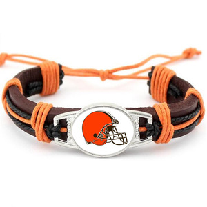 Pulsera Team Leather con Pulsera Ajustable Denim Falcon para Hombre y Mujer - Product Image 4