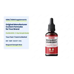 LIFEWORTH OEM Gotas Líquidas de Raíz de Maca con <span class=keywords><strong>Ashwagandha</strong></span>, Favorece el Alivio del Estrés y un Apetito Saludable, Listo para Marca Privada 60ml - Product Image 1