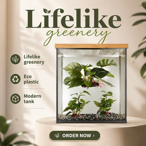 <span class=keywords><strong>Aquarium</strong></span> decoratief gras reptielenbak milieuvriendelijk plastic kunstmatige waterplanten grote bladeren visbak aquascaping decoratie - Product Image 2